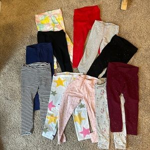 11 pairs of 3t leggings
